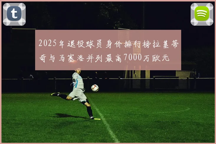 2025年退役球员身价排行榜拉基蒂奇与马塞洛并列最高7000万欧元